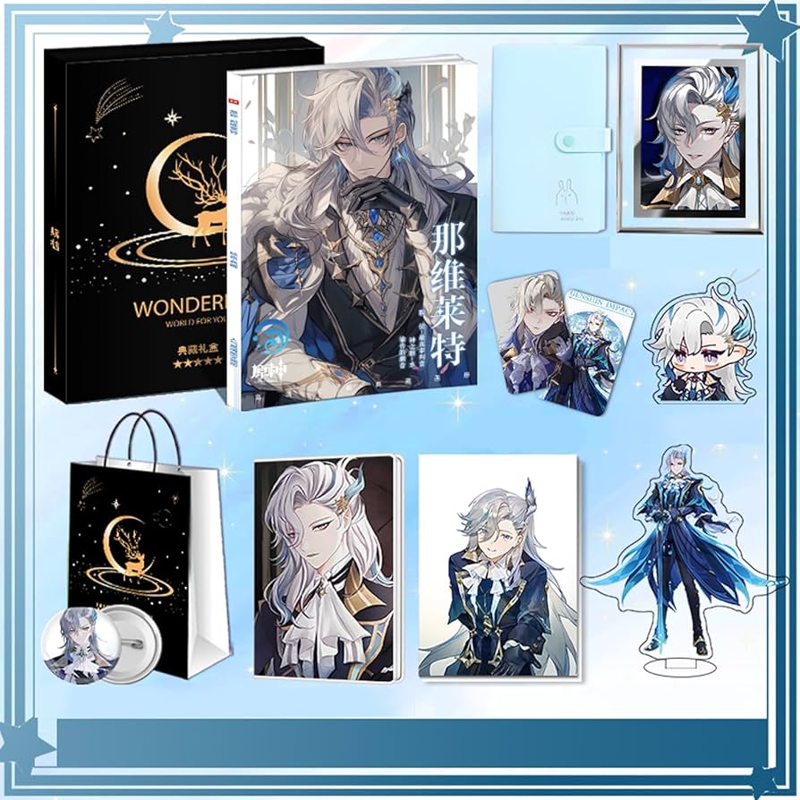 Amazon.co.jp: 原神 周辺 ジン 画册集 2023福袋 ヌヴィレット